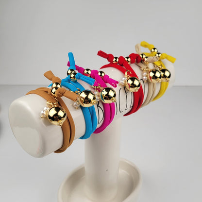 Pulseras en Licra